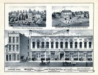 John H. Tyner and C.R. Williiams Residences, J.N. Huston's Bank & Brick Block, Fayette County 1875